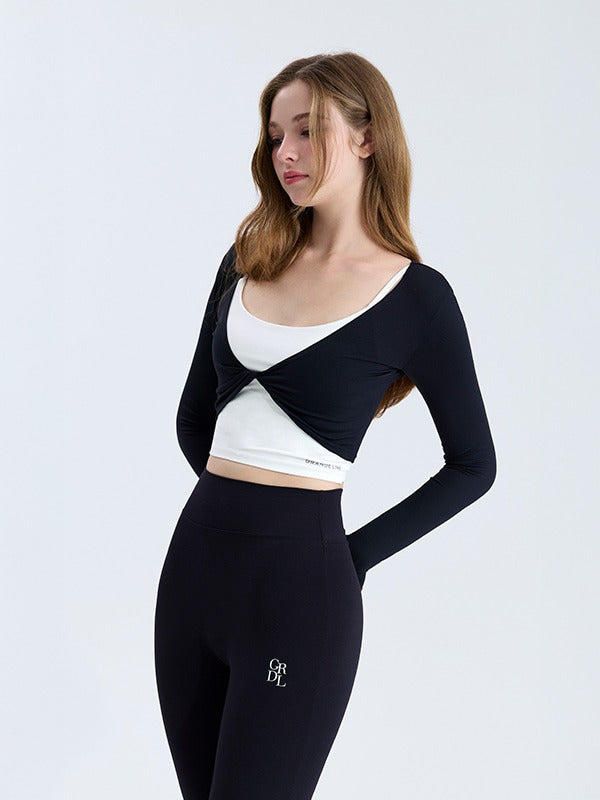 Twist Crop Cover Up