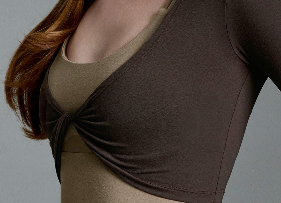 Twist Crop Cover Up