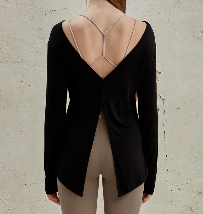 Lucie Back Slit Sleeve