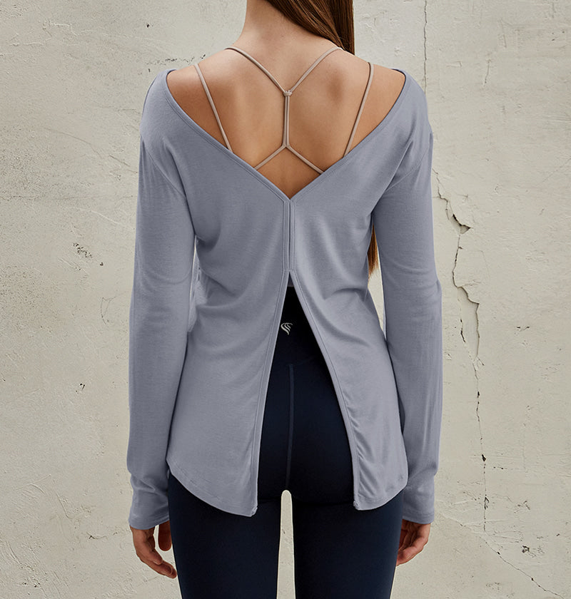 Lucie Back Slit Sleeve