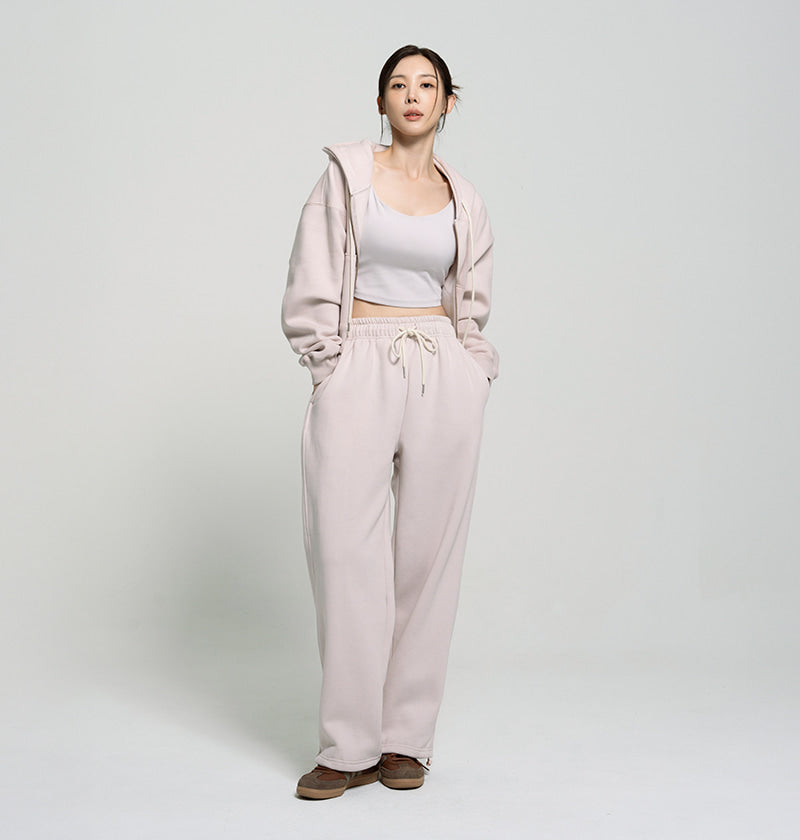🌡️Soft Cream Napping Napping String Pants
