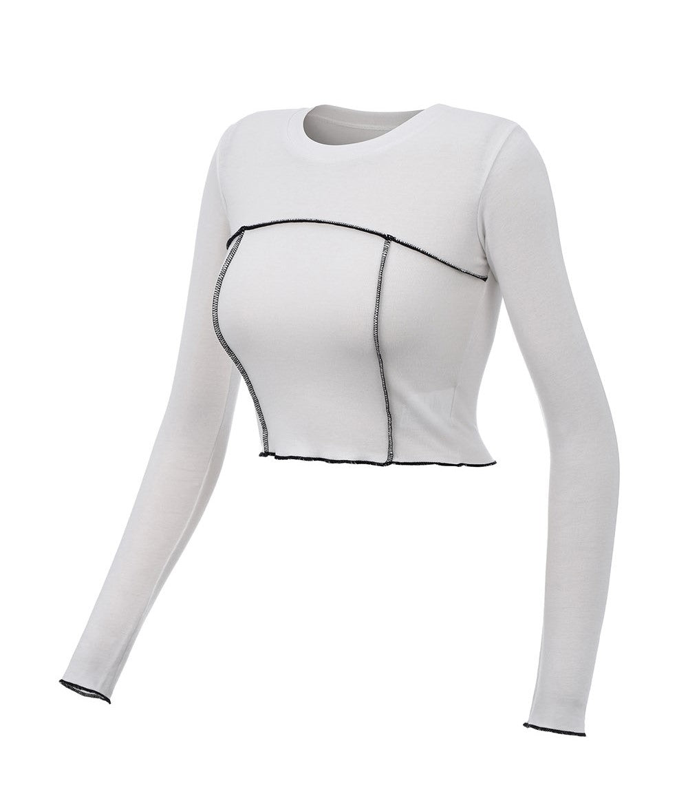 Berry Line Crop Top